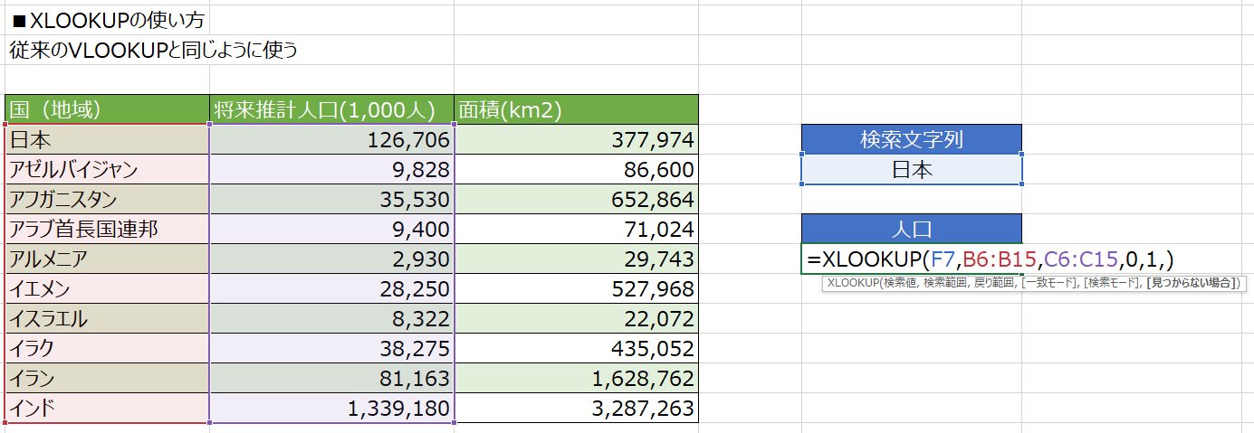 Excel Xlookup関数の使い方 関数と全ての引数の実例の紹介 Accountech アカウンテック